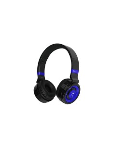 CUFFIA MICROFONO TM-046-BL WIRELESS BLU 2